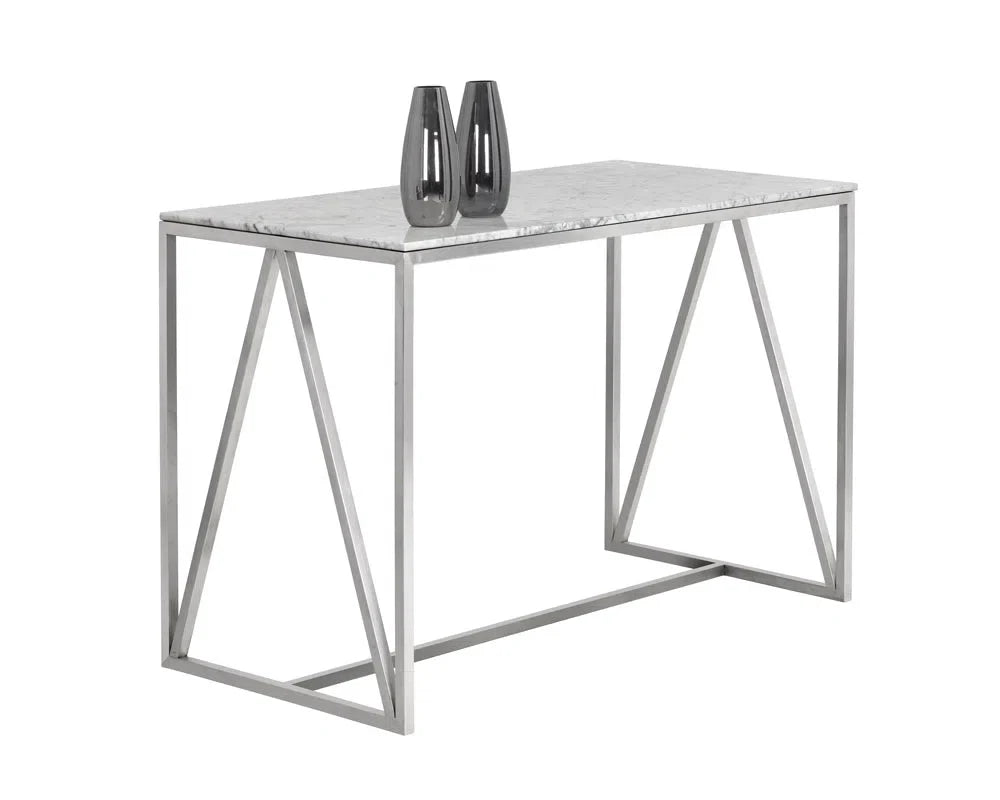 Abel Marble Rectangular Counter Table