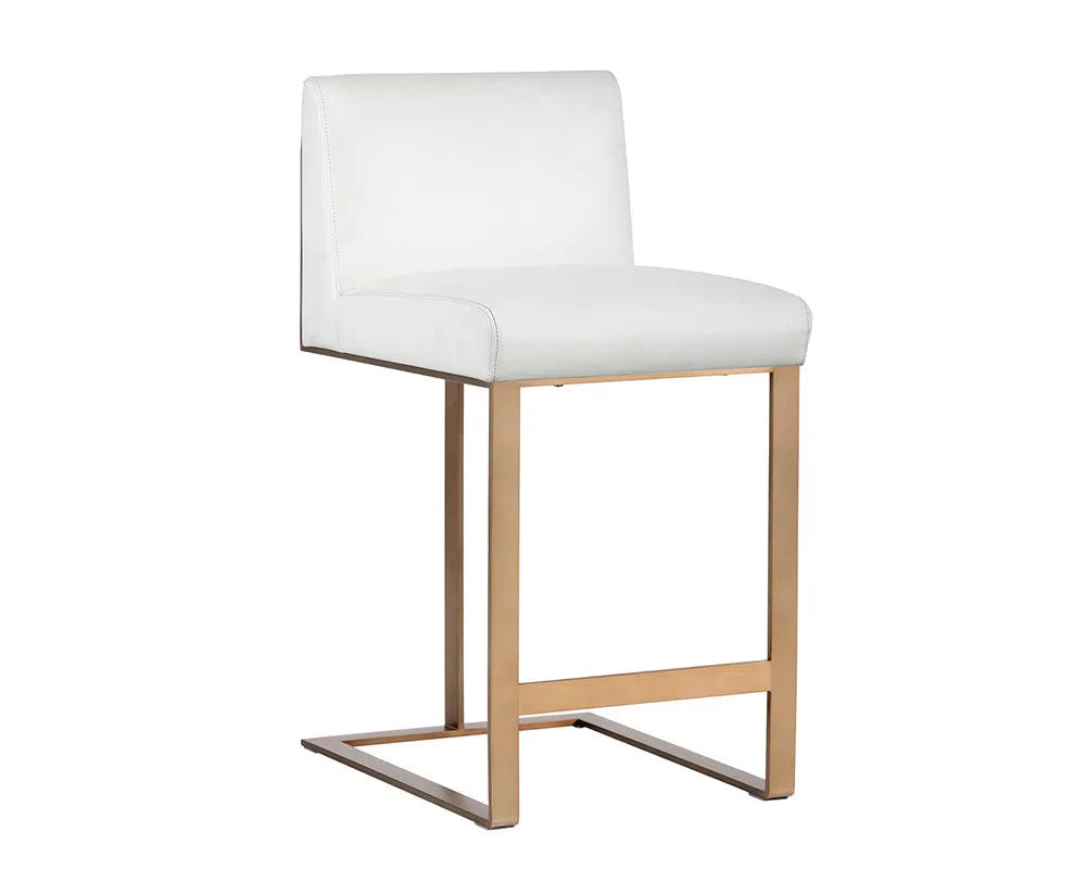 Dean Leather Upholstered Counter Stool