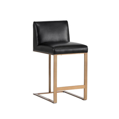 Dean Leather Upholstered Counter Stool