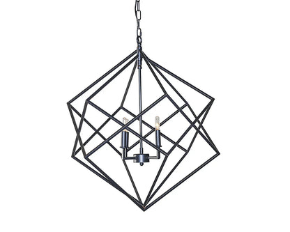 Malloy Chandelier Modern Black Geometric Pendant Light