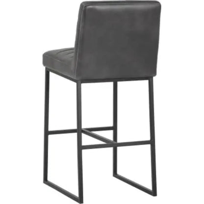 Spyros Leather Upholstered Barstool