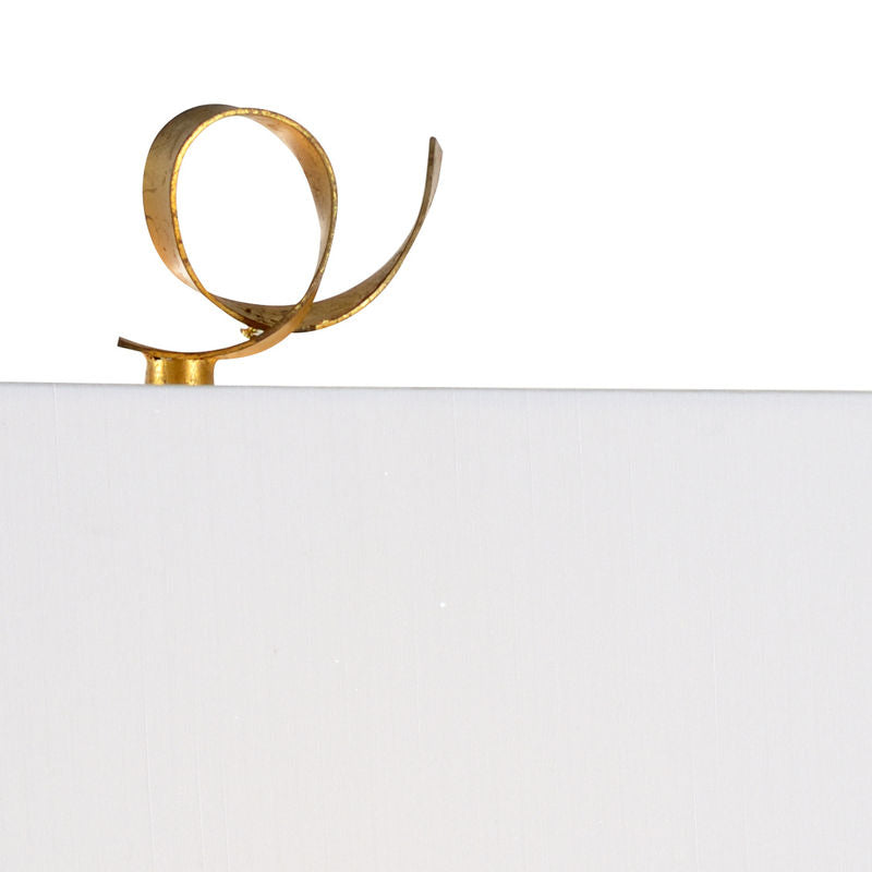 Chelsea House Ribbon Twirl Gold Spiral Design Table Lamp