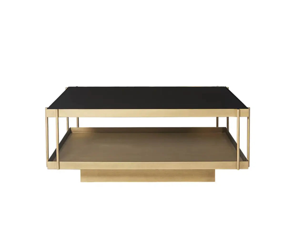 Finch Iron Framed Square Coffee Table