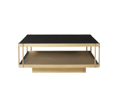 Finch Iron Framed Square Coffee Table