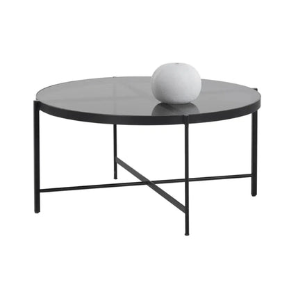 SUNPAN Willem Steel Based Round Coffee Table
