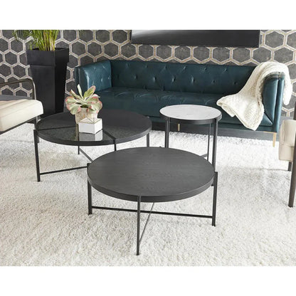SUNPAN Willem Steel Based Round Coffee Table