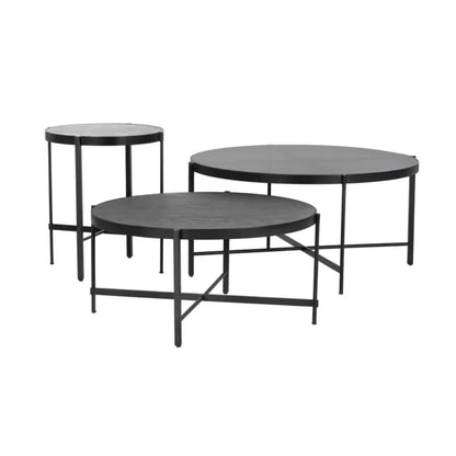 SUNPAN Willem Steel Based Round Coffee Table