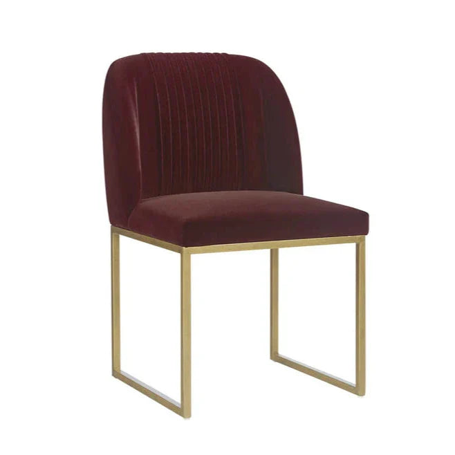 SUNPAN Nevin Fabric Armless Dining Chair 2PC
