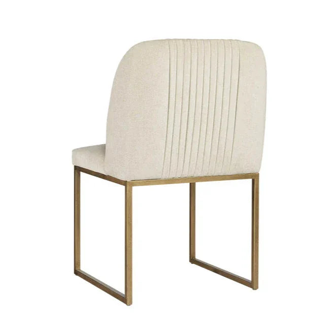 SUNPAN Nevin Fabric Armless Dining Chair 2PC