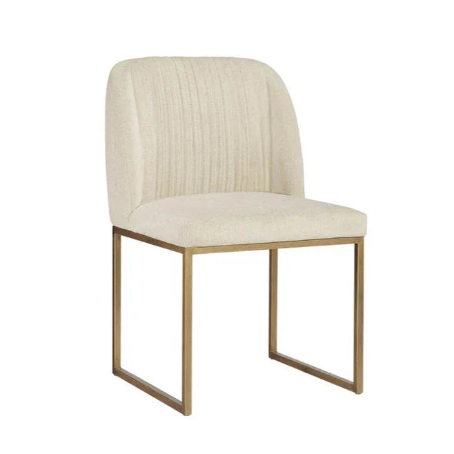 SUNPAN Nevin Fabric Armless Dining Chair 2PC