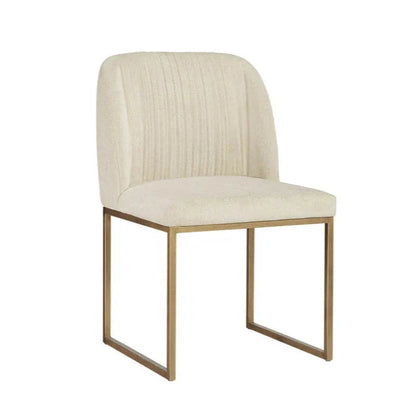 SUNPAN Nevin Fabric Armless Dining Chair 2PC