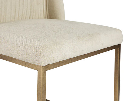 SUNPAN Nevin Fabric Armless Dining Chair 2PC