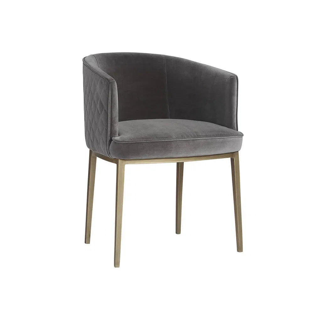 Cornella Fabric Upholstered Dining Armchair