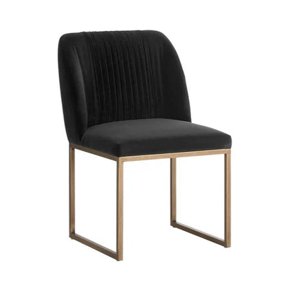 SUNPAN Nevin Fabric Armless Dining Chair 2PC
