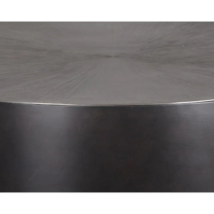 Creed Metal Drum Coffee Table