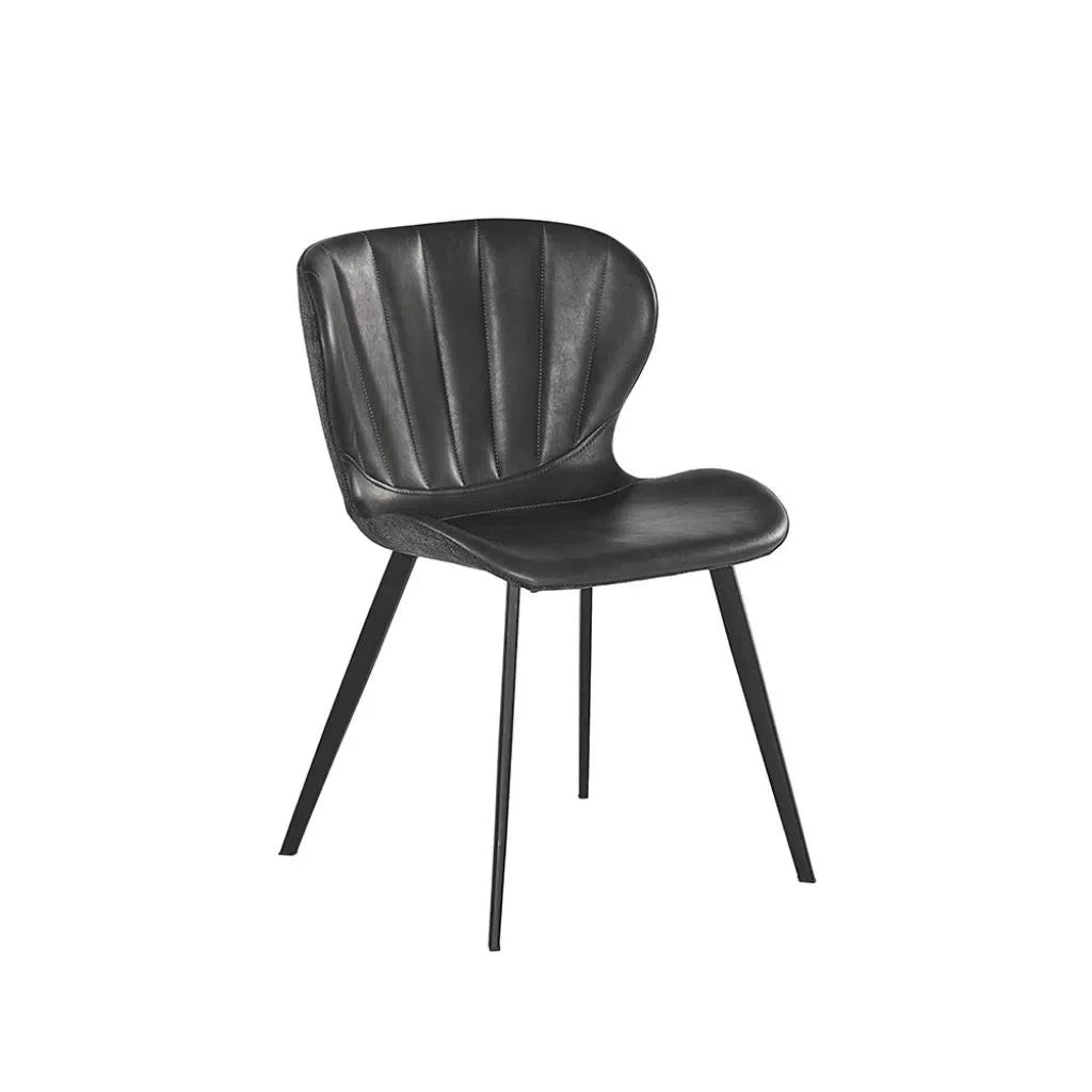 Arabella Leather Upholstered Armless Dining Chair