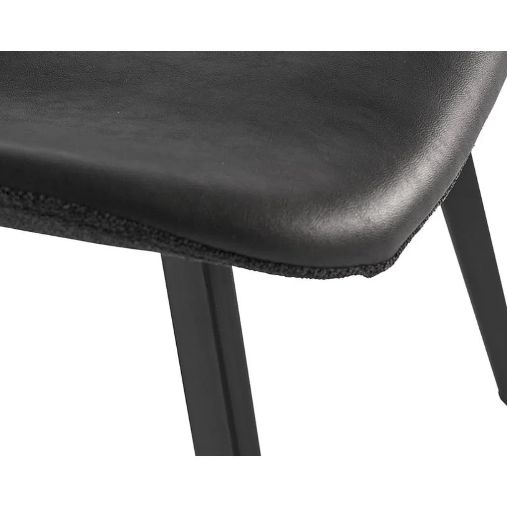 Arabella Leather Upholstered Armless Dining Chair