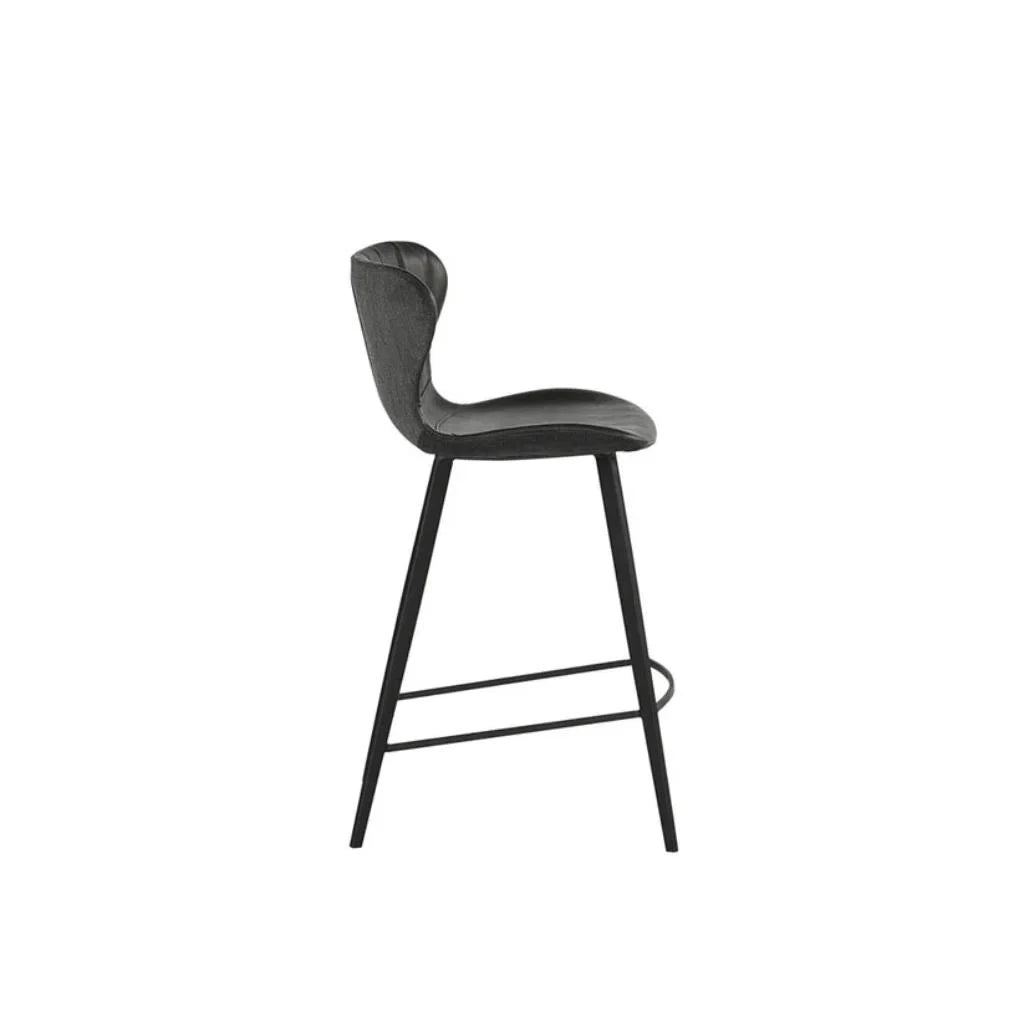 Arabella Leather Upholstered Counter Stool