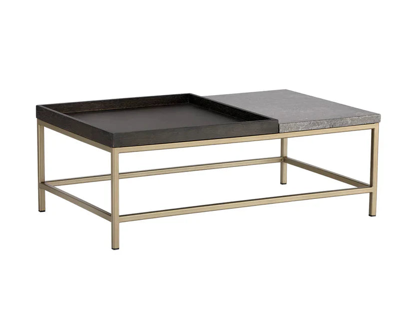 Arden Coffee Table With Grey Marble