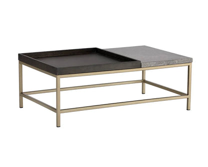 Arden Coffee Table With Grey Marble