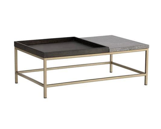 SUNPAN Arden Coffee Table With Grey Marble