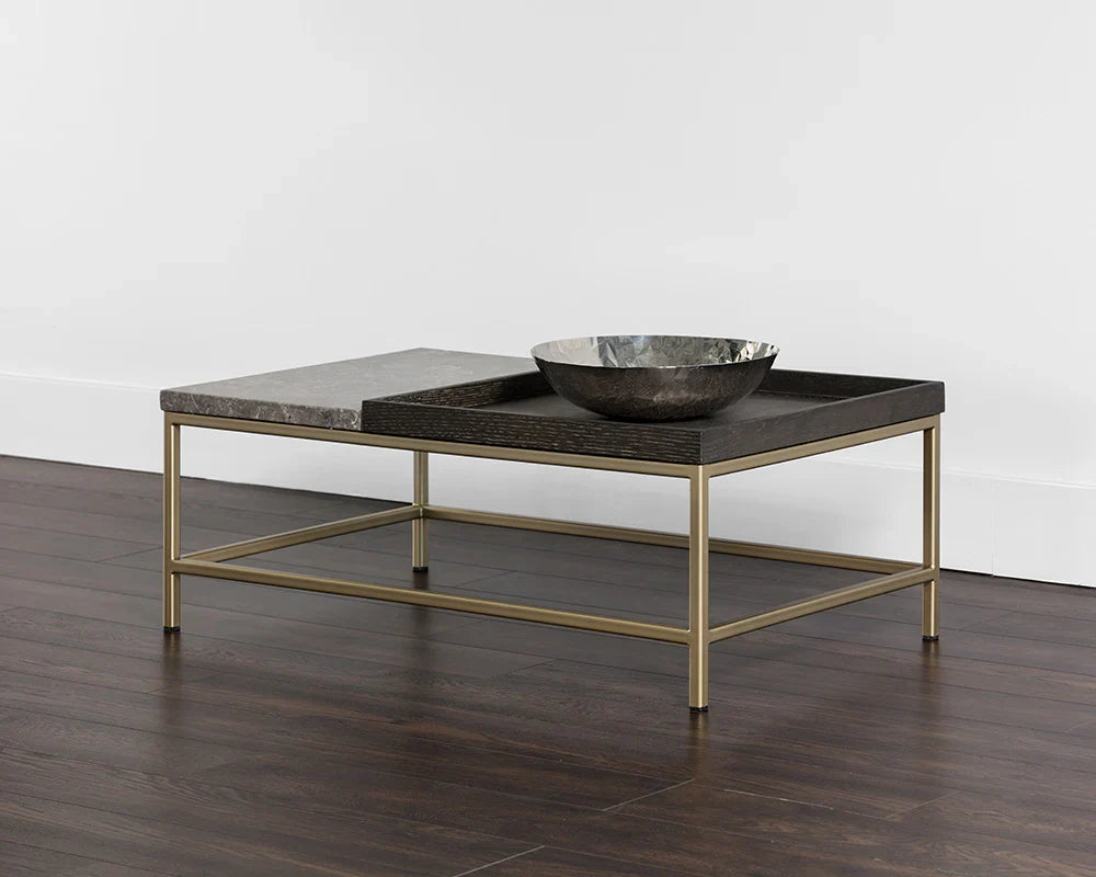 Arden Coffee Table With Grey Marble