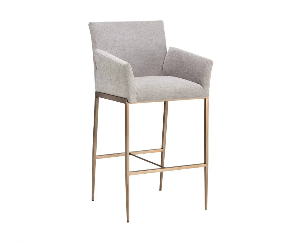 Gesa Fabric Upholstered Barstool