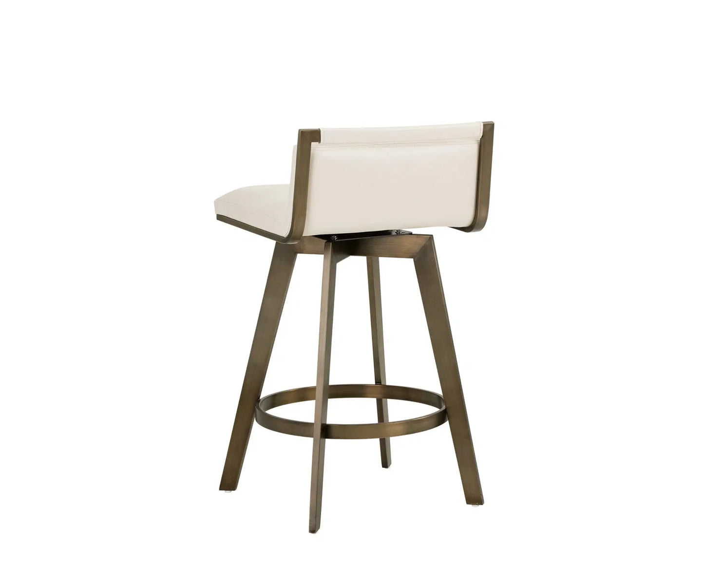 SUNPAN Arizona Leather Swivel Counter Stool