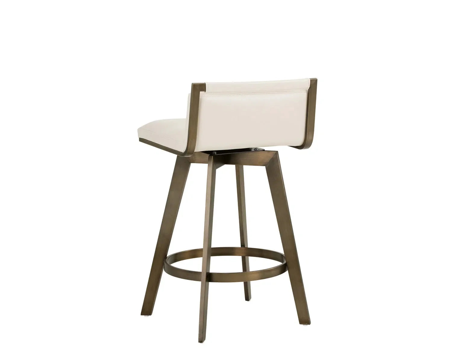 SUNPAN Arizona Leather Swivel Counter Stool