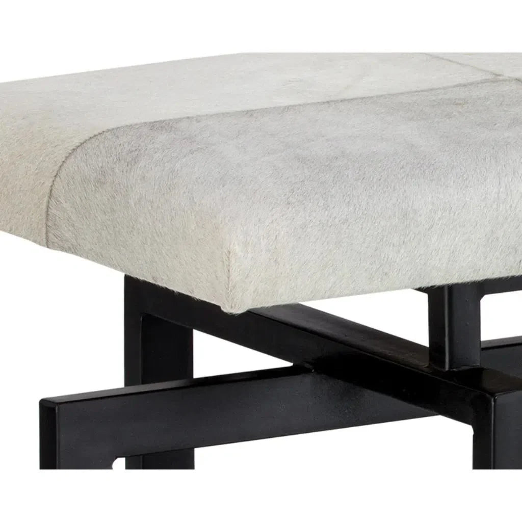 SUNPAN Pilar Cowhide Transitional Backless Bench
