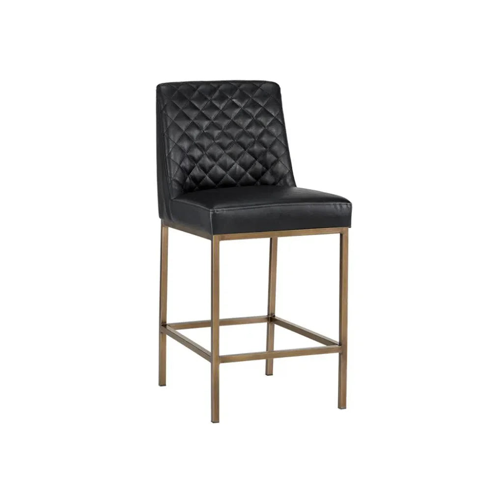SUNPAN Leighland Leather Classic Counter Stool