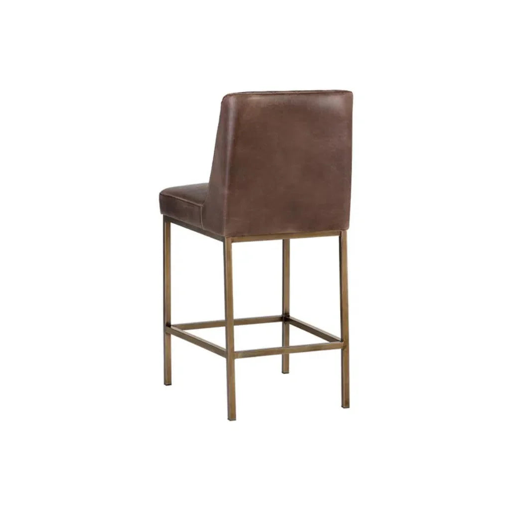 SUNPAN Leighland Leather Classic Counter Stool