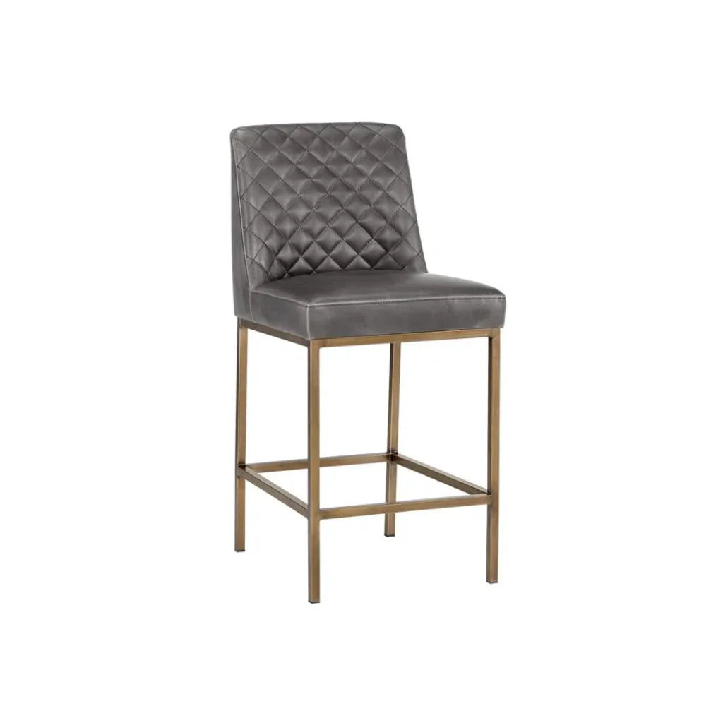SUNPAN Leighland Leather Classic Counter Stool