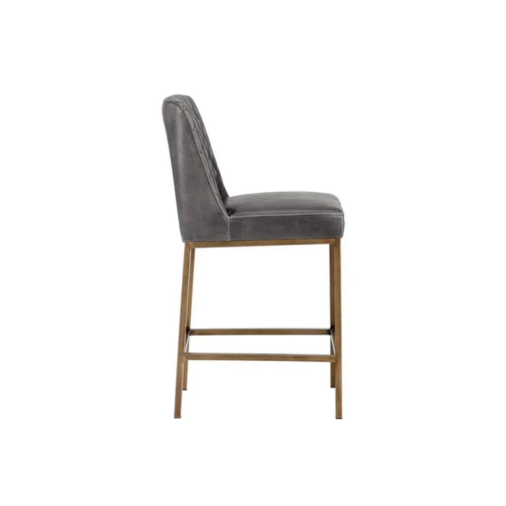 SUNPAN Leighland Leather Classic Counter Stool