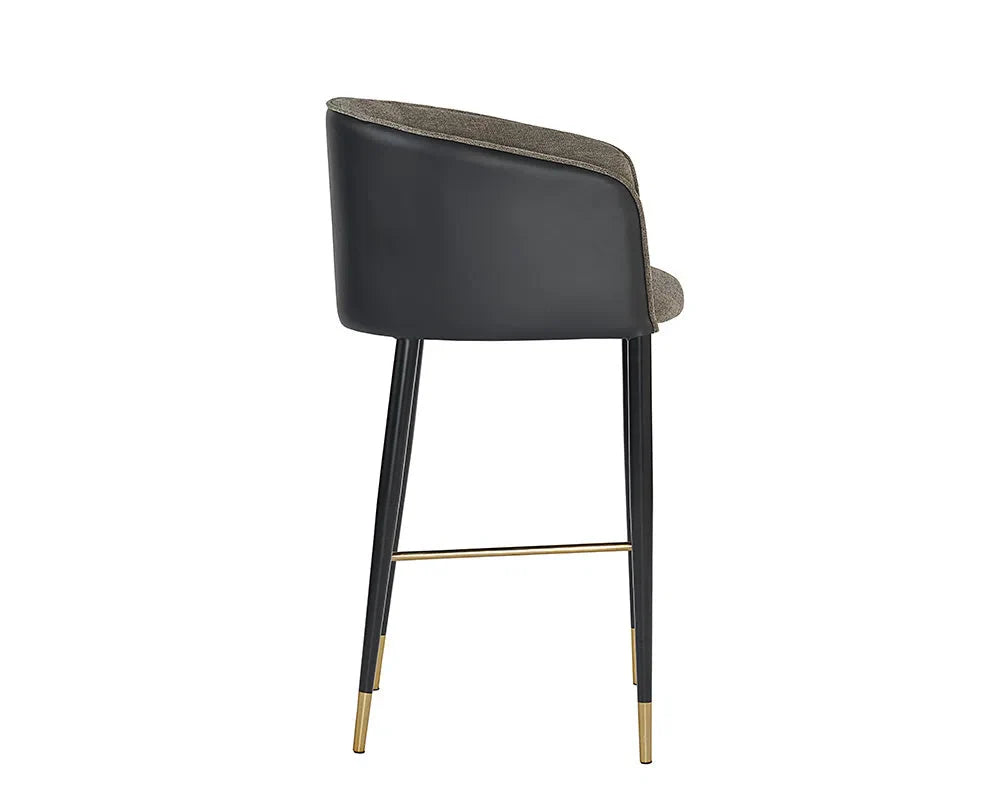 Asher Leather Upholstered Barstool