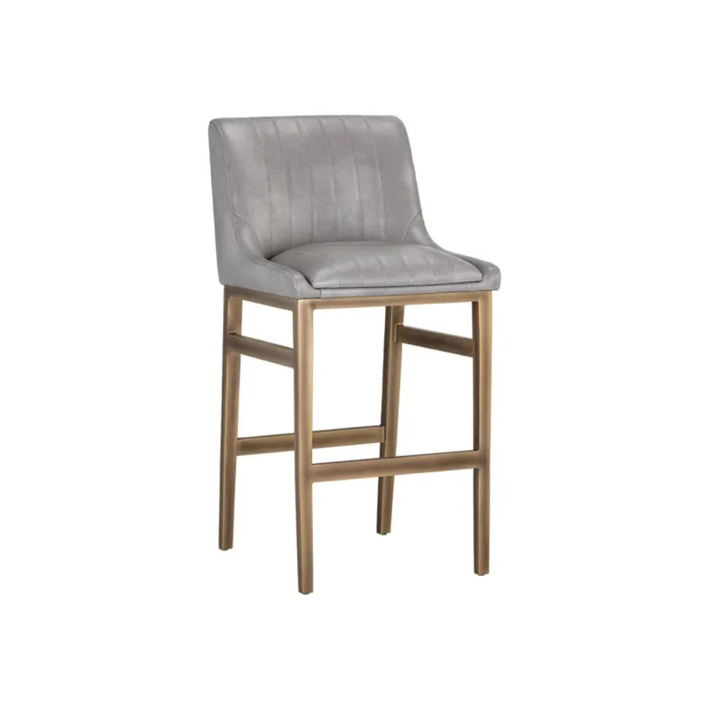 Halden Faux Leather Barstool