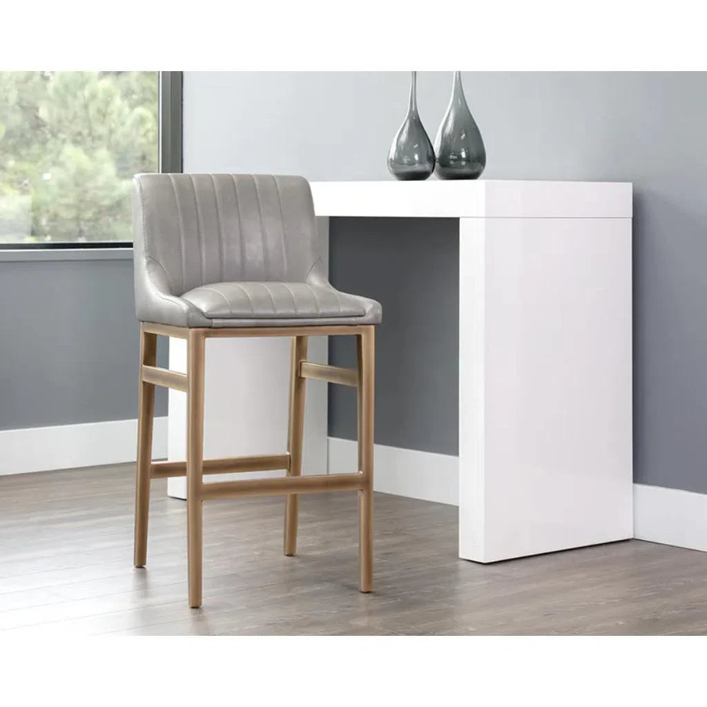 Halden Faux Leather Barstool