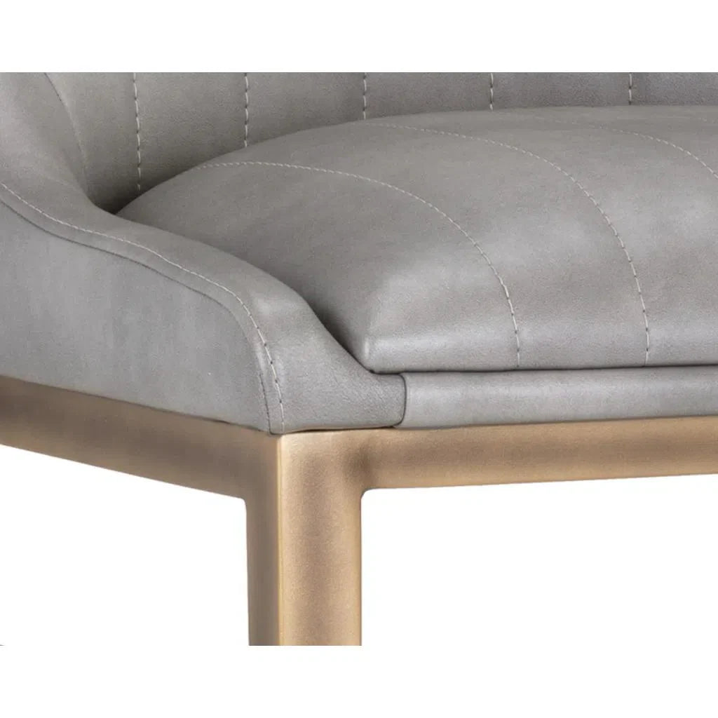 Halden Faux Leather Barstool