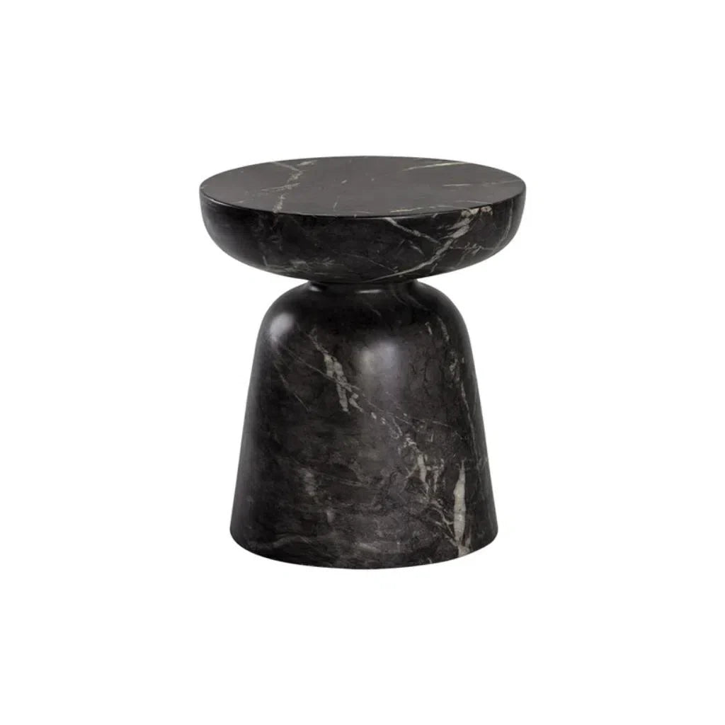 Lucida Concrete Outdoor Round End Table