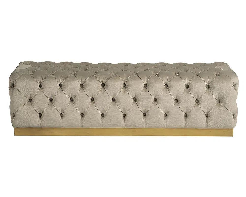 Babette Fabric Upholstered Backless Bench