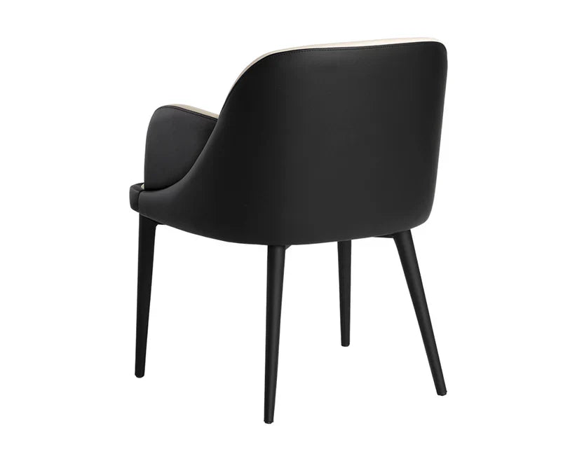 Hagan Leather Upholstered Dining Armchair