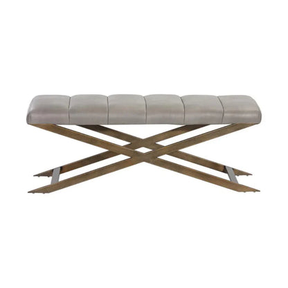 SUNPAN Kammi Leather Bedroom Bench
