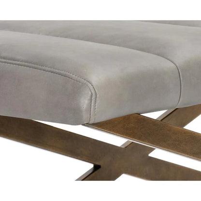 SUNPAN Kammi Leather Bedroom Bench