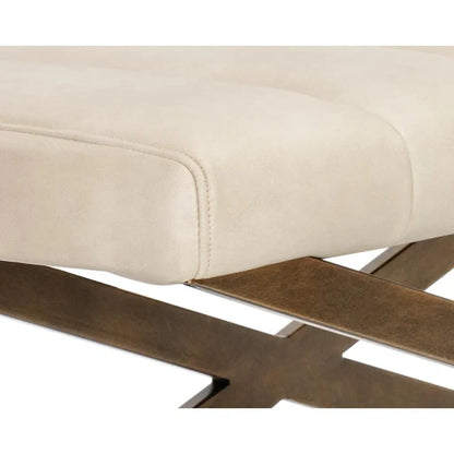SUNPAN Kammi Leather Bedroom Bench