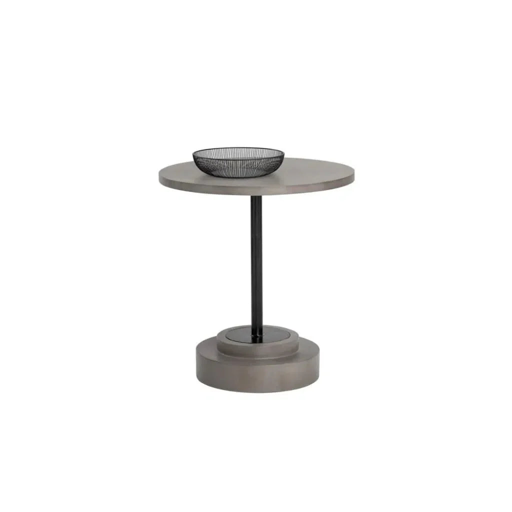 Marlowe Concrete Outdoor Round Bistro Table