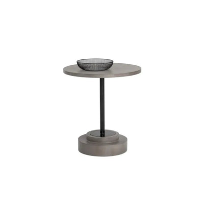 Marlowe Concrete Outdoor Round Bistro Table
