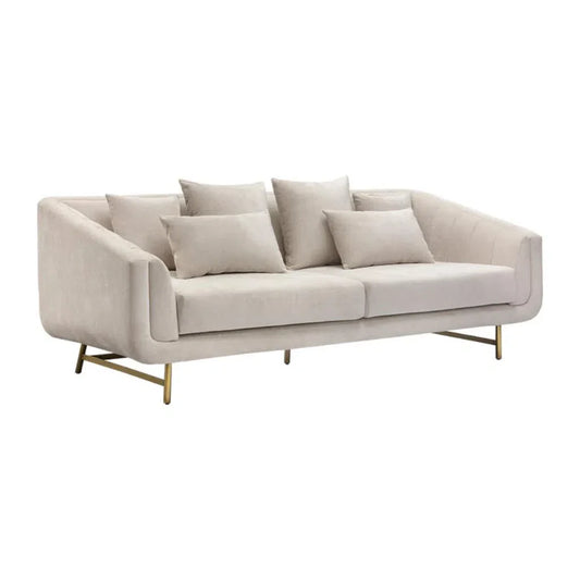 Veera Fabric Upholstered Luxurious Sofa