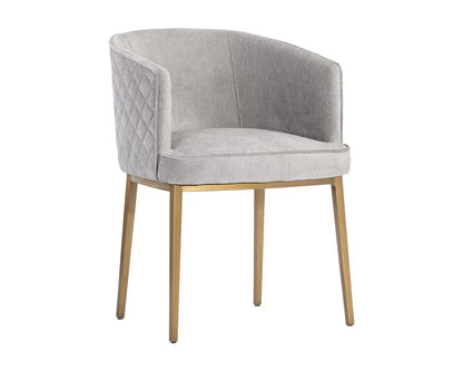 Cornella Fabric Upholstered Dining Armchair