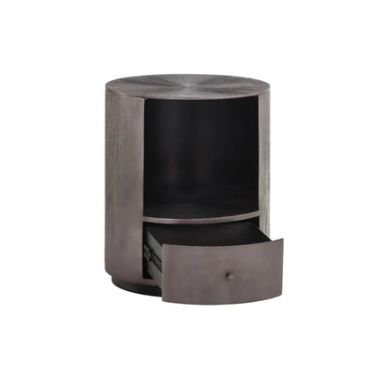 SUNPAN Siena Hand Etched Metal Modern Nightstand