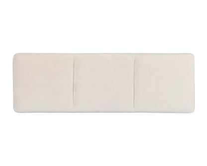 Alley Fabric Upholstered Backless Bench